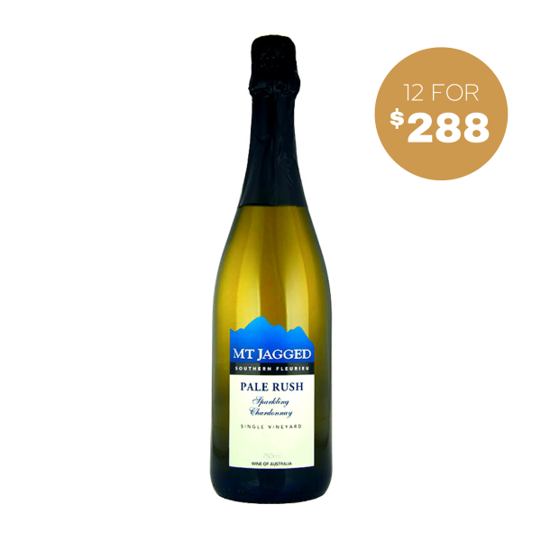 MT JAGGED PALE RUSH SPARKLING CHARDONNAY (12-CASE)